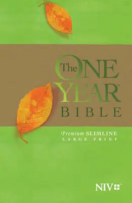 The One Year Bible NIV, Premium Slimline Large Print